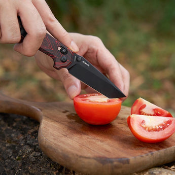 Olight Rubato Folding Knife - Damascus