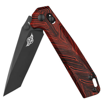 Olight Rubato Folding Knife - Damascus