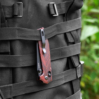 Olight Rubato Folding Knife - Damascus