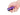 Olight S1R II Baton Rechargeable Flashlight - CREE XM-L2 U4 LED - 1000 Lumens - Includes 1 x RCR123A - Purple