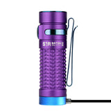 Olight S1R II Baton Rechargeable Flashlight - CREE XM-L2 U4 LED - 1000 Lumens - Includes 1 x RCR123A - Purple