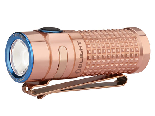 Limited Edition Olight S1R II Cu Baton Rechargeable Flashlight - CREE XM-L2 U4 LED - 1000 Lumens - Uses 1 x RCR123A (included) - Copper