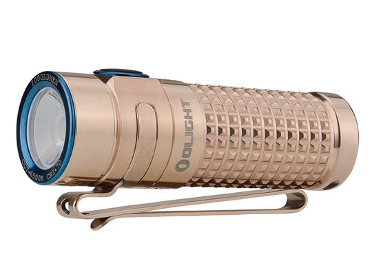 Olight S1R II Ti Baton Rechargeable Flashlight - CREE XM-L2 U4 LED - 1000 Lumens - Uses 1 x RCR123A (included) - Summer Red