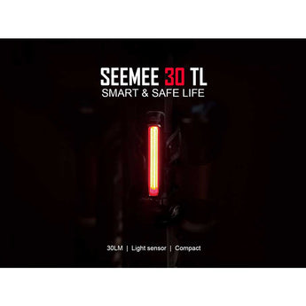 Olight SeeMe 30 Rechargeable Bike Tail Light - 30 Lumens - Uses Built-In Battery Pack