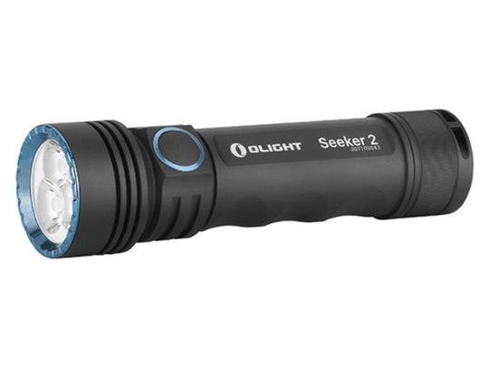 Olight Seeker 2 Rechargeable LED Flashlight - 3x OSRAM LED - 3000 Lumens - Includes 1 x 3.6V 4000mAh 21700