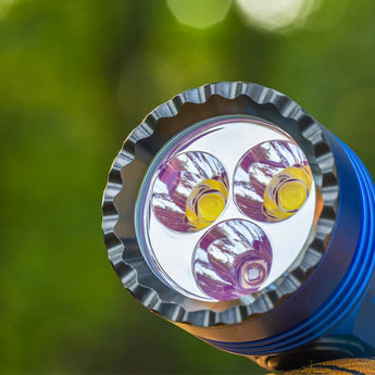 Olight Seeker 4 Mini Rechargeable LED Flashlight - Black, OD Green, Blue, Red, or Limited Edition Titanium