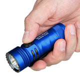 Olight Seeker 4 Mini Rechargeable LED Flashlight - Black, OD Green, Blue, Red, or Limited Edition Titanium