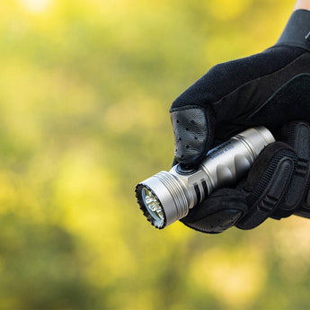 Olight Seeker 4 Mini Rechargeable LED Flashlight - Black, OD Green, Blue, Red, or Limited Edition Titanium