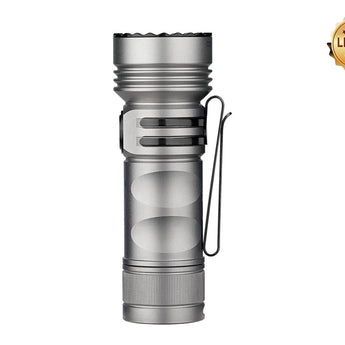 Olight Seeker 4 Mini Rechargeable LED Flashlight - Black, OD Green, Blue, Red, or Limited Edition Titanium