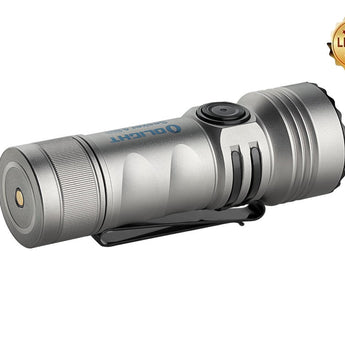 Olight Seeker 4 Mini Rechargeable LED Flashlight - Black, OD Green, Blue, Red, or Limited Edition Titanium