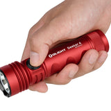 Olight Seeker 4 Rechargeable LED Flashlight - 3100 Lumens - Includes 1 x 21700 - Matte Black or Red