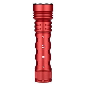 Olight Seeker 4 Rechargeable LED Flashlight - 3100 Lumens - Includes 1 x 21700 - Matte Black or Red