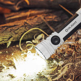 Olight Seeker 4 Pro Rechargeable LED Flashlight - 4600 Lumens - Cool White or Neutral White - Includes 1 x 21700 - Multiple Color Options
