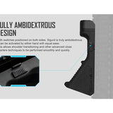 Olight Sigurd 2-in-1 Angled Grip Rechargeable LED Weapon Light - 1450 Lumens - Includes Built-in 2400mAh Li-Poly Battery Pack - Black or Desert Tan