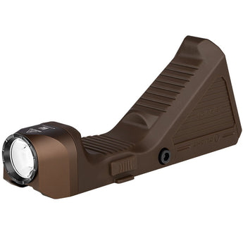 Olight Sigurd 2-in-1 Angled Grip Rechargeable LED Weapon Light - 1450 Lumens - Includes Built-in 2400mAh Li-Poly Battery Pack - Black or Desert Tan