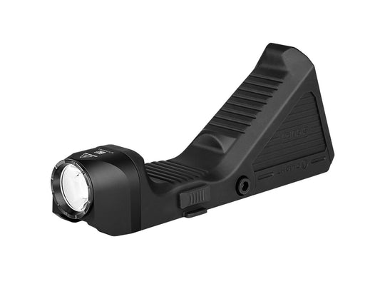 Olight Sigurd 2-in-1 Angled Grip Rechargeable LED Weapon Light - 1450 Lumens - Includes Built-in 2400mAh Li-Poly Battery Pack - Black or Desert Tan
