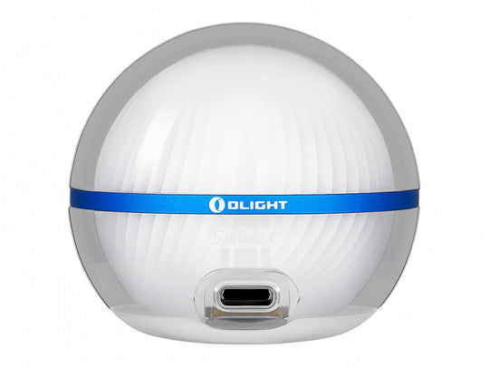 Olight Sphere C Rechargeable LED Lantern - 75 Lumens - Uses Built-in 700mAh Li-ion Battery Pack - Clear or Stellar Sky
