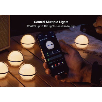 Olight Sphere C Rechargeable LED Lantern - 75 Lumens - Uses Built-in 700mAh Li-ion Battery Pack - Clear or Stellar Sky