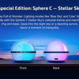 Olight Sphere C Rechargeable LED Lantern - 75 Lumens - Uses Built-in 700mAh Li-ion Battery Pack - Clear or Stellar Sky