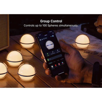 Olight Sphere Rechargeable RGB LED Lantern - 75 Lumens - Uses Built-in 700mAh Li-ion Battery Pack - Multiple Color Options