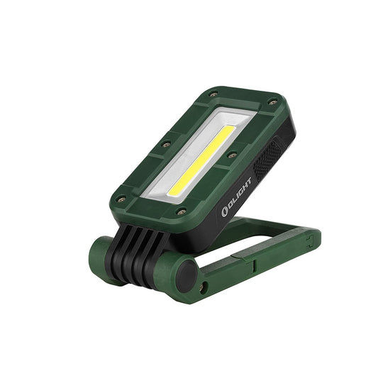 Olight Swivel USB-C Recharegeable Work Light - 400 Lumens - Uses Built-In 2600mAh Li-ion Battery Pack - Moss Green, or Yellow (Limited Edition)