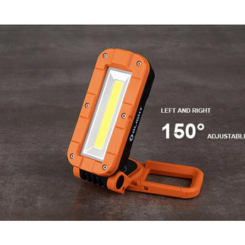 Olight Swivel Pro USB-C Recharegeable Work Light - 1100 Lumens - Uses Built-In 5200mAh Li-ion Battery Pack - Orange