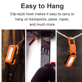 Olight Swivel Pro USB-C Recharegeable Work Light - 1100 Lumens - Uses Built-In 5200mAh Li-ion Battery Pack - Orange