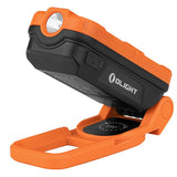 Olight Swivel Pro USB-C Recharegeable Work Light - 1100 Lumens - Uses Built-In 5200mAh Li-ion Battery Pack - Orange