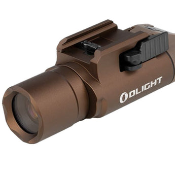 Olight Valkyrie Turbo LEP Weapon Light - 250 Lumens - Includes 2 x CR123A Batteries - Black, Desert Tan