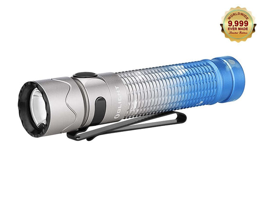 Olight Warrior Mini 2 Rechargeable LED Flashlight - 1750 Lumens - Includes 1 x 18650 - Mountain Sky