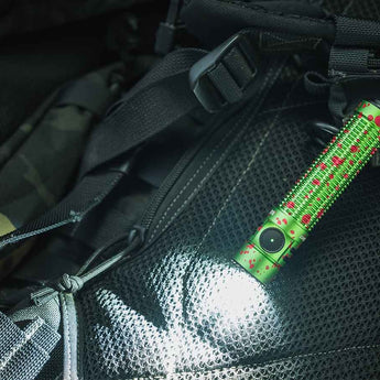 Olight Warrior Mini 3 Rechargeable LED Flashlight - 1750 Lumens - Includes 1 x 18650 - Black, Forest Gradient, Midnight Horizon, Desert Tan, or Zombie Green