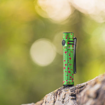 Olight Warrior Mini 3 Rechargeable LED Flashlight - 1750 Lumens - Includes 1 x 18650 - Black, Forest Gradient, Midnight Horizon, Desert Tan, or Zombie Green