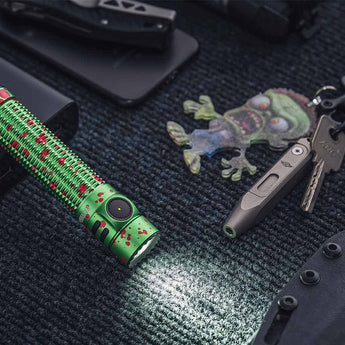 Olight Warrior Mini 3 Rechargeable LED Flashlight - 1750 Lumens - Includes 1 x 18650 - Black, Forest Gradient, Midnight Horizon, Desert Tan, or Zombie Green