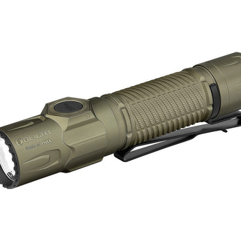 Olight Warrior Ultra Rechargeable LED Tactical Flashlight - 2500 Lumens - Includes 1 x 21700 - Stealth Grey, Navy Blue, or Olive Green