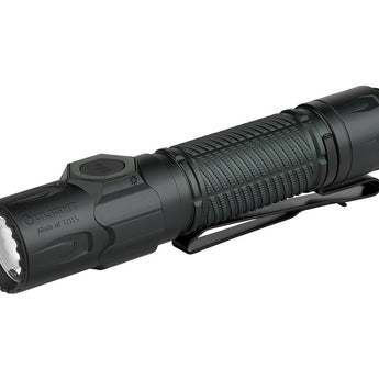 Olight Warrior Ultra Rechargeable LED Tactical Flashlight - 2500 Lumens - Includes 1 x 21700 - Stealth Grey, Navy Blue, or Olive Green