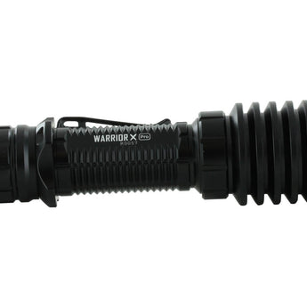 Olight Warrior X Pro Rechargeable Tactical LED Flashlight - Neutral White LED - 2100 Lumens - CREE XHP35 - Includes 1 x 21700 - Black