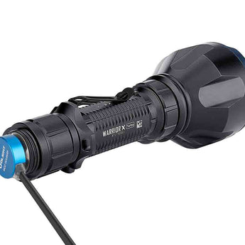 Olight Warrior X Turbo Extreme Distance Rechargeable LED Flashlight - 1100 Lumens - Includes 1 x 21700 - Black