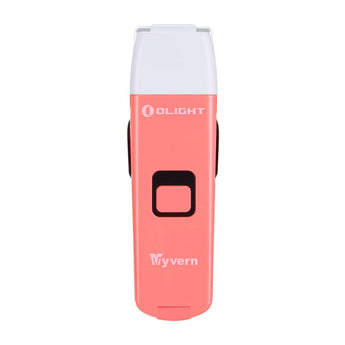 Olight Wyvern Rechargeable LED Bike Light - 300 Lumens - Uses Li-ion Battery Pack - Pink or Blue