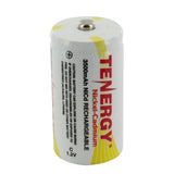 Tenergy 20400 C-cell 3000mAh 1.2V Nickel Cadmium (NiCd) Button Top Battery - Bulk