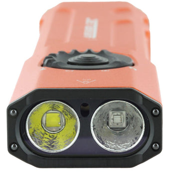 JETBeam E26 UV Kunai USB-C Rechargeable LED Flashlight - 2000 Lumens - Luminus SST40 - Uses Built-in 1700mAh Li-Poly Battery Pack - Military Grey, Military Green, Orange