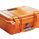Pelican 1400 Small Watertight Case with Foam - Black, Orange, Yellow, Tan, Green, or Silver