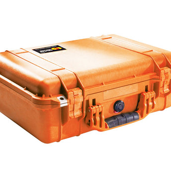 Pelican 1500 Watertight Case With Foam - Black, Orange, Yellow, Tan, Green, or Silver
