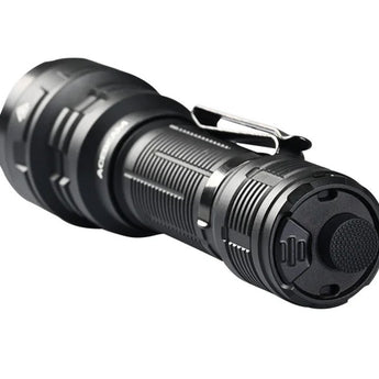 Acebeam Defender P17 Dual-Switch LED Flashlight - 4900 Lumens - CREE XHP70.3 HI - Includes 1 x USB-C Rechargeable 21700 - Black, Grey, OD Green, and Desert Sand
