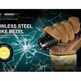 Acebeam Defender P17 Dual-Switch LED Flashlight - 4900 Lumens - CREE XHP70.3 HI - Includes 1 x USB-C Rechargeable 21700 - Black, Grey, OD Green, and Desert Sand