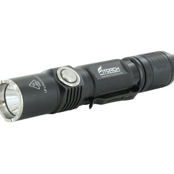 Fitorch P20RGT Rechargeable LED Flashlight and PowerBank - CREE XP-L - 1180 Lumens - Uses 1 x 18650 (included) or 2 x CR123A