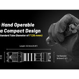 Nitecore P23i USB-C Rechargeable Tactical LED Flashlight - 3000 Lumens - Luminus SFT-70 - Includes 1 x 21700