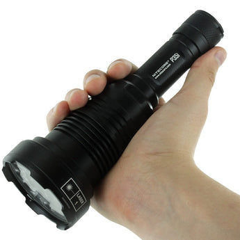 Nitecore P35i USB-C Rechargeable Dual Beam LEP Flashlight - 6 x CREE XP-G3 and 1 x LEP - 3000 Lumens - Includes 1 x 21700