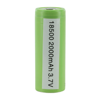 Panasonic 18500 2040mAh 3.6V Unprotected Lithium Ion (Li-ion) Flat Top Battery - Bulk