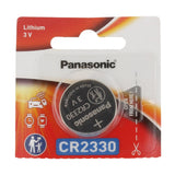 Panasonic CR2330 265mAh 3V Lithium (LiMnO2) Coin Cell Battery - Retail Card