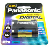 Panasonic 2CR5 1400mAh 6V Lithium Primary (LiMNO2) Photo Battery - 1 Piece Retail Card
